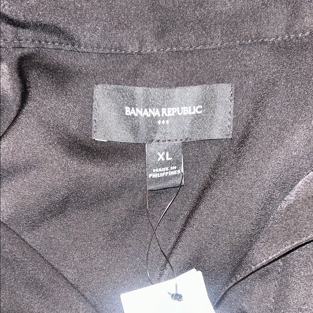 Banana Republic black  Shirt Midi Dress - Picture 9 of 12